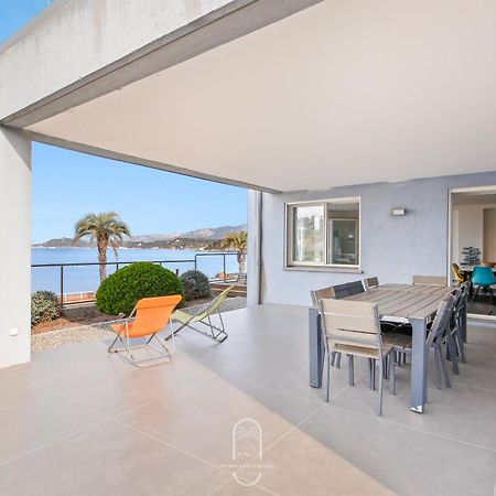 Villa Antoine Appartement Rdj Vue Mer Clim Wifi Parking Plage 50M La Garonne Le Pradet Exterior photo