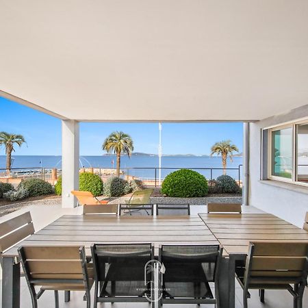 Villa Antoine Appartement Rdj Vue Mer Clim Wifi Parking Plage 50M La Garonne Le Pradet Exterior photo